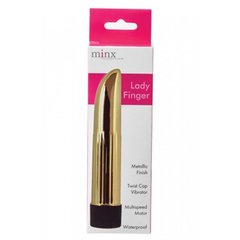 Lady Lust Mini Vibrator Gold Minx