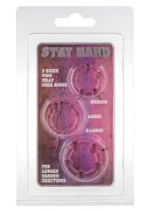 STAY HARD - THREE RINGS - PINK